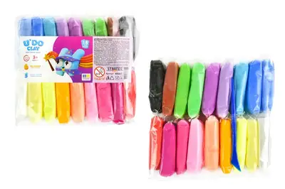 Набір для творчості " U'DO Clay " 18 шт. брикет 10г 41061 STRATEG купити