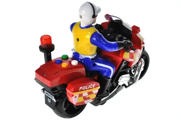 Мотоцикл інерційний RJ9822B озвучений, зі світлом, в коробці р.23x10,5x18 см YG Toys купити недорого в Україні, фото 3