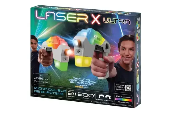Ігровий набір для лазерних боїв - LASER X ULTRA MICRO ДЛЯ ДВОХ ГРАВЦІВ 87551 купити недорого в Україні, фото 4