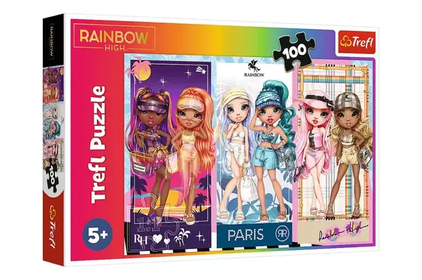 Пазли - 100 елм. - 16444 "MGA Rainbow High", Trefl купити