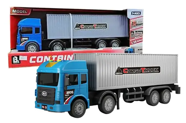 Машина вантажівка інерційна 58036A озвучена, зі світлом, в коробці YG Toys купити