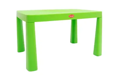 Стіл дитячий зі стільцем 04660/2 "Граємось та навчаємось" з конструктором 397 дет., зелений DOLONI купити