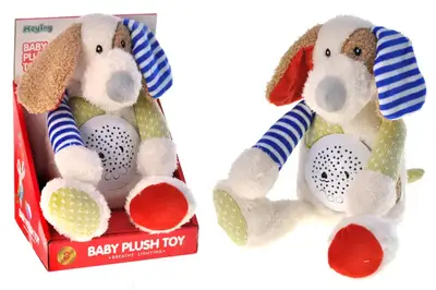 М'яка іграшка 033-38A "Собака" на батарейках р.15x15 см YG Toys купити