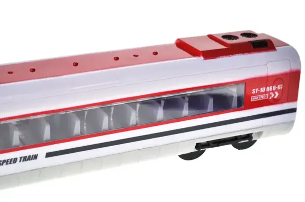 Електричка на радіокеруванні 666-696A озвучена, зі світлом, в коробці р.77,8x10,5x13 см YG Toys купити недорого в Україні, фото 3