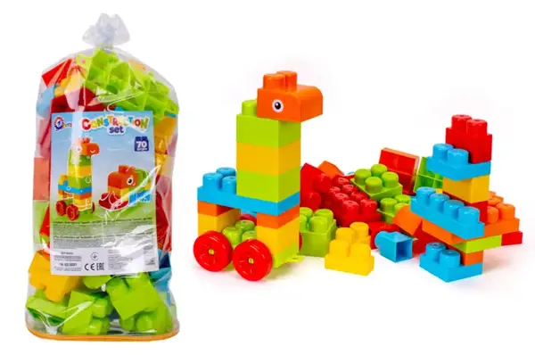 Конструктор блочний 6801 “MAX #2” 70 елм. в кульку ТЕХНОК купити