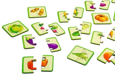 Головоломка дерев'яна Puz-95963 "Овочі" PuzzleOk купити