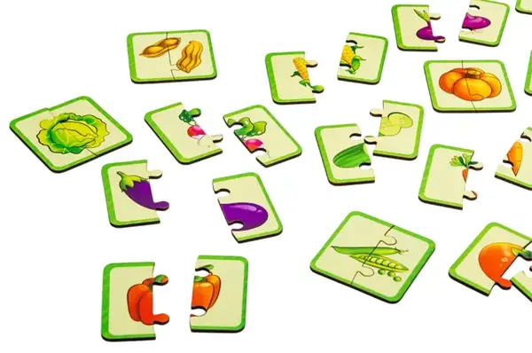 Головоломка дерев'яна Puz-95963 "Овочі" PuzzleOk купити недорого в Україні, фото 2