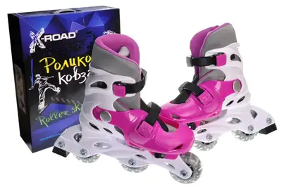 Ролики X-ROAD розсувні рожеві, розмір S (31-34) PW120 р.44*36*11,5см купити