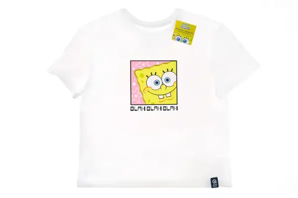 Футболка бавовняна QB-SB-001-05-146-152 SpongeBob Junior 146-152 qbee купити недорого в Україні, фото 3
