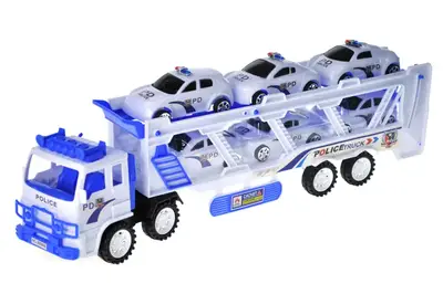 Автовоз з машинками інерційний 8898B в ковпаку р.56x13,5x18 см YG Toys купити