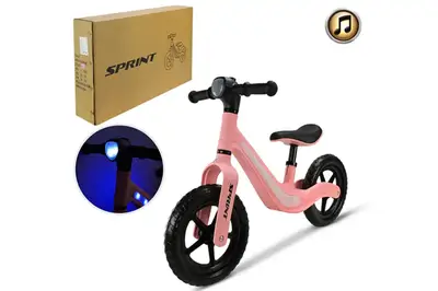 Велобіг BB2611 рама з нейлонового скловолокна, колеса EVA, світло, звук, рожевий у короб. 75x14x45 см Велобіг BB2611 рама з нейлонового скловолокна, колеса EVA, світло, звук, рожевий у короб. 75x14x45 см купити