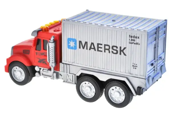 Вантажівка інерційна 2327M-6 на батарейках, в дисплеї 8 шт YG Toys купити недорого в Україні, фото 4