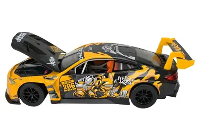 Машина металева АВТОПРОМ 68296A(Y)1:24 BMW M4 GT3, батар,світло, звук, відкр.двері, кор. 26.5x13.5x1см купити