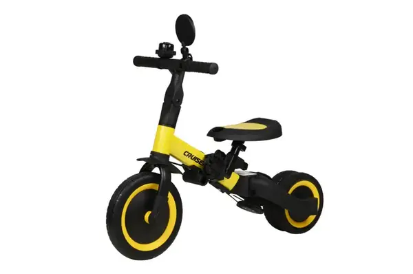 Біговел Tri-cycle 5in1 Cruiser Versa yellow трансформер з дашком купити