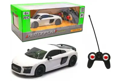 Машина батарейки, р/к 8813 (27057) АВТОПРОМ,1:24 R/C Audi R8,2 кольори, в коробці 29*14*11,5см купити
