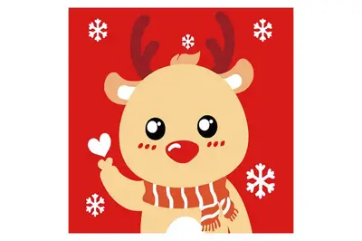 Набір для розпису по номерах Олень розміром 20х20 см (HH5293) Stateg купити