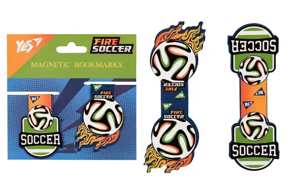Закладки магнітні 708111 "Football Soccer", 2шт Yes купити