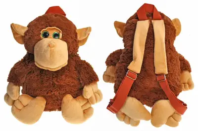 Рюкзачок Мавпочка (коричневий) B153 купити