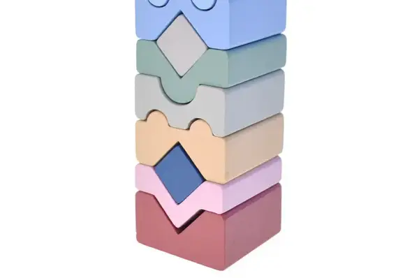 Дерев'яна іграшка "Пірамідка LD-22/Tower LD-22" 16099 CUBIKA купити недорого в Україні, фото 3