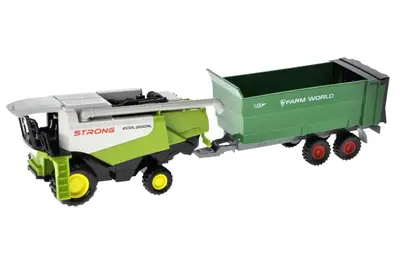 Комбайн 955-196 з причіпом, в коробці р.40,8x9,3x11,8 см YG Toys купити