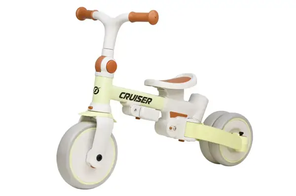 Триколісний біговел 3 в 1 Maraton Tri-cycle Cruiser Milano 001 cream з батьківською ручкою купити недорого в Україні, фото 3