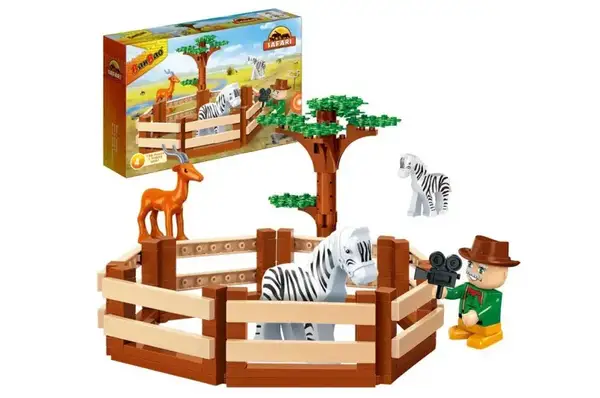 Конструктор "Сафарі" 6661 (136 елм.) Зоопарк / Banbao купити