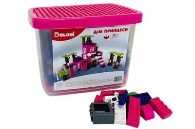 Конструктор 013888/03 "Дім Принцеси" 151 дет. в боксі DOLONI купити