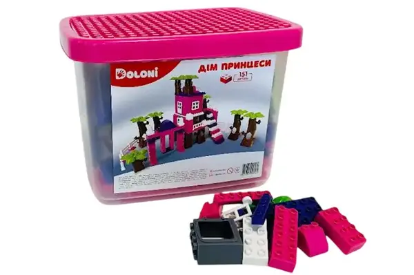 Конструктор 013888/03 "Дім Принцеси" 151 дет. в боксі DOLONI купити