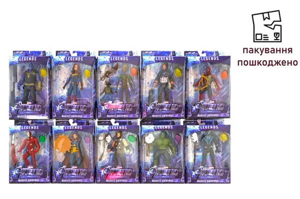 OUTLET Супергерой в коробці, 10 видів 89001 р.20,5*15*4,8см. купити