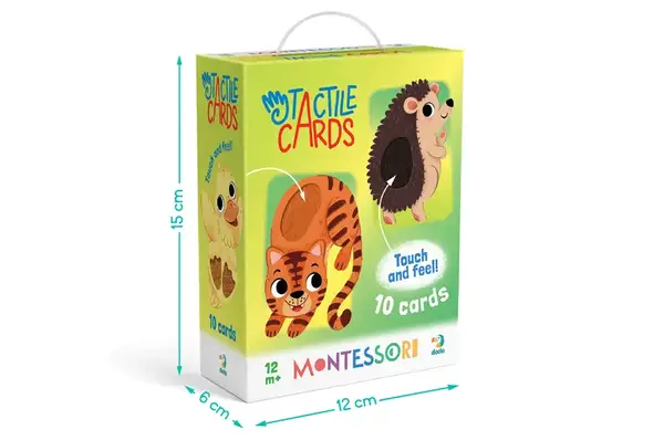 Набір карток 301230 "Монтесорі. Малюки тварин" з тактильними елементами DoDo купити недорого в Україні, фото 5