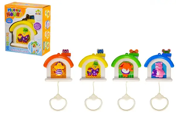 Брязкальце-заводне SL81002 (RFD189214)музика, 4 види, короб. 13 x15x6,5 см купити