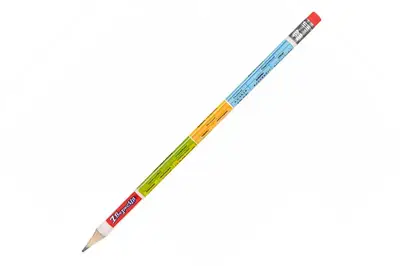 Олівець 1 Вересня чорнографітний круглий з гумкою в тубі "Мовна скарбничка" 280678 купити