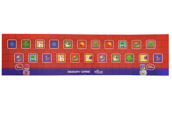 Конструктор блочний QB300-201 "Block&Steps: Подорож Принцес" + ходилка і меморі гра 3в1, 139дет. qbee купити недорого в Україні, фото 11