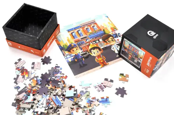 Пазли - 160 елм. - QB500-004 "Суперпрофесії" qbee купити недорого в Україні, фото 3