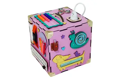 Бізікуб Рожевий 200161 23х23х23 см купити