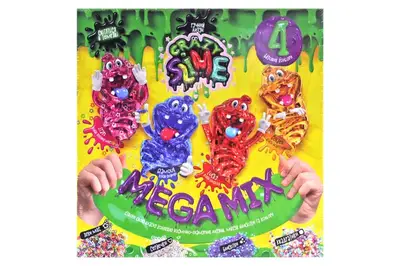 Набір для дослідів SLM-03-01U,02U "Crazy Slime 4в1" DANKO купити