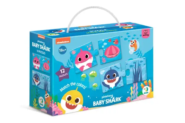 Пазл Дуо "Baby Shark: З'єднай кольори" 200586 DoDo купити