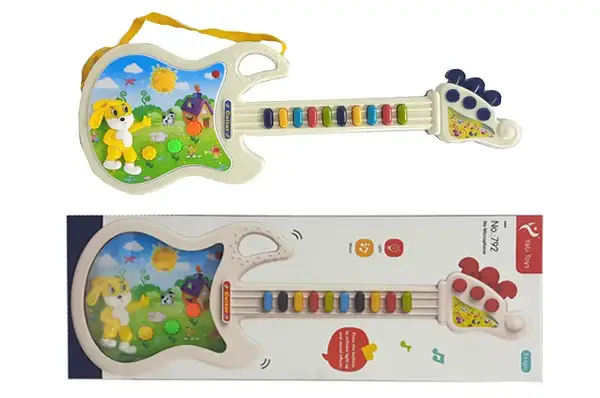 Гітара на батарейках в коробці 792 купити