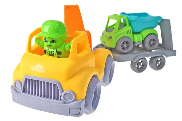 Машина 859-22 з причіпом, в кульку р.42x11x19 см YG Toys купити недорого в Україні, фото 2