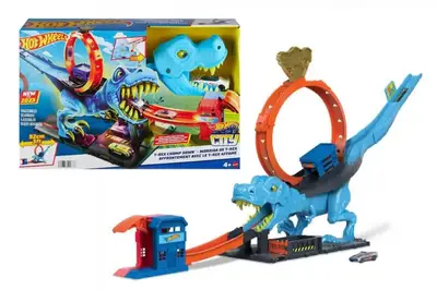 Ігровий набір HKX42 "Полювання Ті-Рекса" Hot Wheels купити