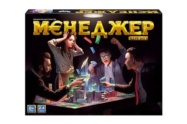 Настільна розважальна гра "Менеджер Premium" G-ManP-01-01U DANKO купити
