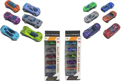 Набір металевих машин, 2види, в коробці 0202-12 купити