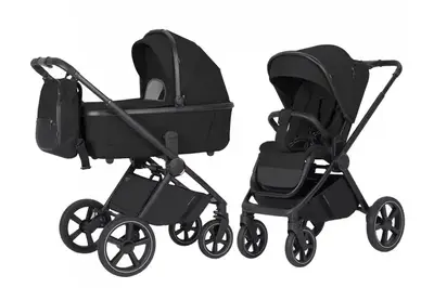 Коляска універсальна CRL-6528 "Ultimo" 2in1 AIR Sable Black CARRELLO купити