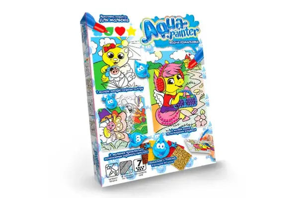 Набір для творчості AQP-01-01U,02U,03U...09U "AQUA PAINTER" DANKO купити недорого в Україні, фото 10