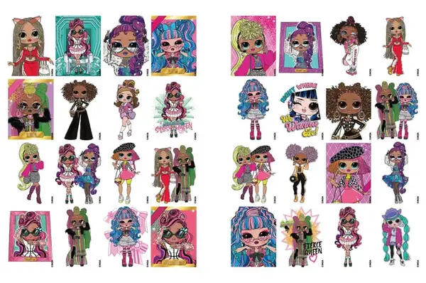 Розмальовка зі стікерами L.O.L O.M.G. Queens2 LCB15 IDEYKA купити недорого в Україні, фото 2