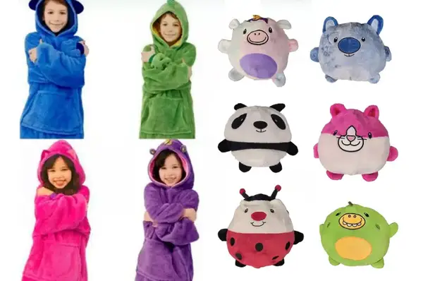 Іграшка м'яка з худі Звірята мікс 30x24см купити