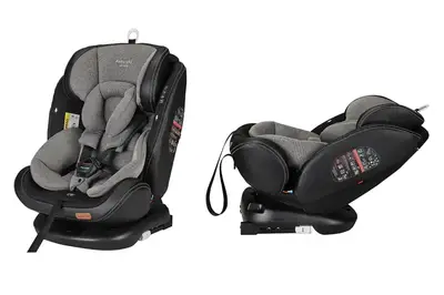 Автокрісло CRL-12801/2 Asteroid Lunar Beige 0 + 1 + 2 + 3 ISOFIX з поворотом CARRELLO купити