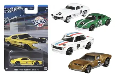 Тематична машинка "Вінтажні перегонові" Hot Wheels (в ас.) HRT81 купити