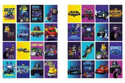 Розмальовка зі стікерами LCB39 "Batman: Batwheels" Ideyka купити