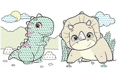 Водна розмальовка WB001 "Динозаврики"IDEYKA купити